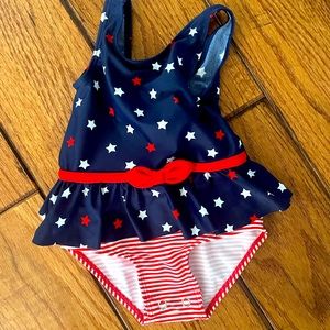 Red White & Blue baby swimsuit
